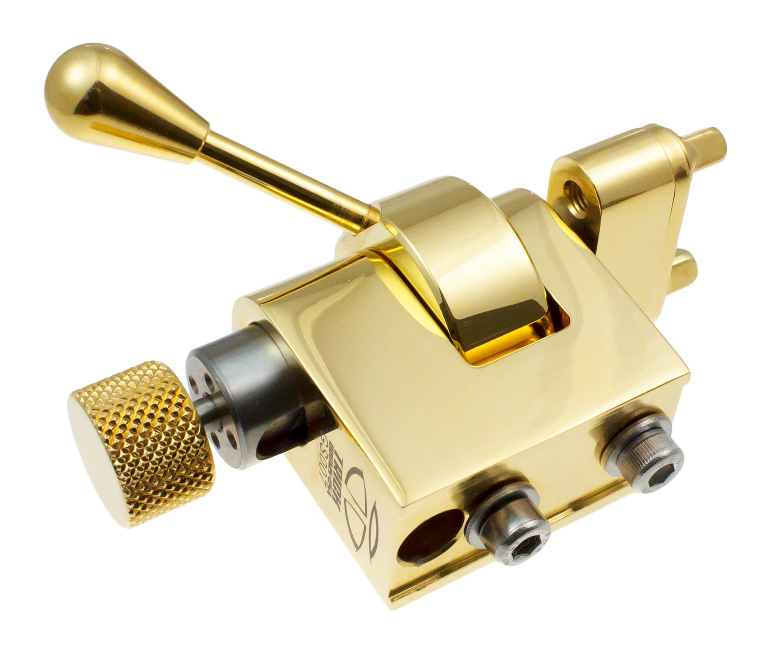 TRICK DRUMS GS007GD - MULTI STEP THROW OFF - 24K GOLD PLATED + BUTT END