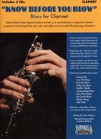 KNOW BEFORE YOU BLOW BLUES FOR CLARINET + 2 CD