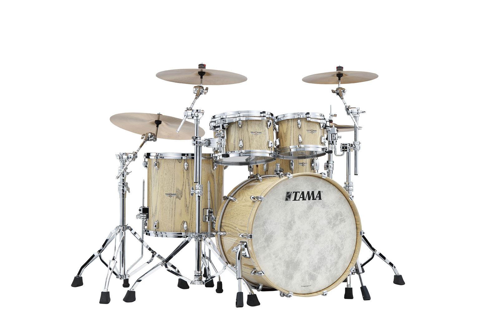TAMA STAR WALNUT STAGE 22 DRUM KIT ANTIQUE WHITE JAPANESECHESTNUT