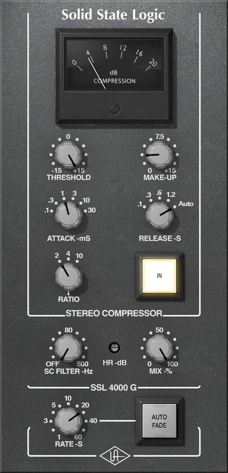 UNIVERSAL AUDIO UAD SSL 4000 G Bus Compressor