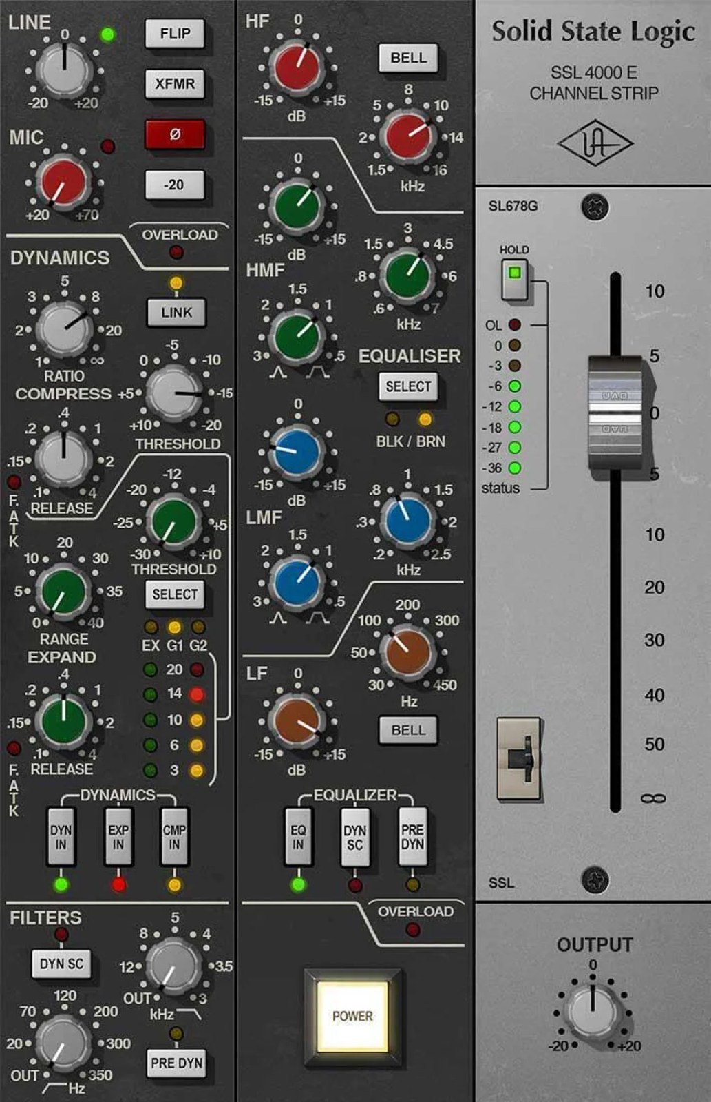 UNIVERSAL AUDIO UAD SSL 4000 E Channel Strip