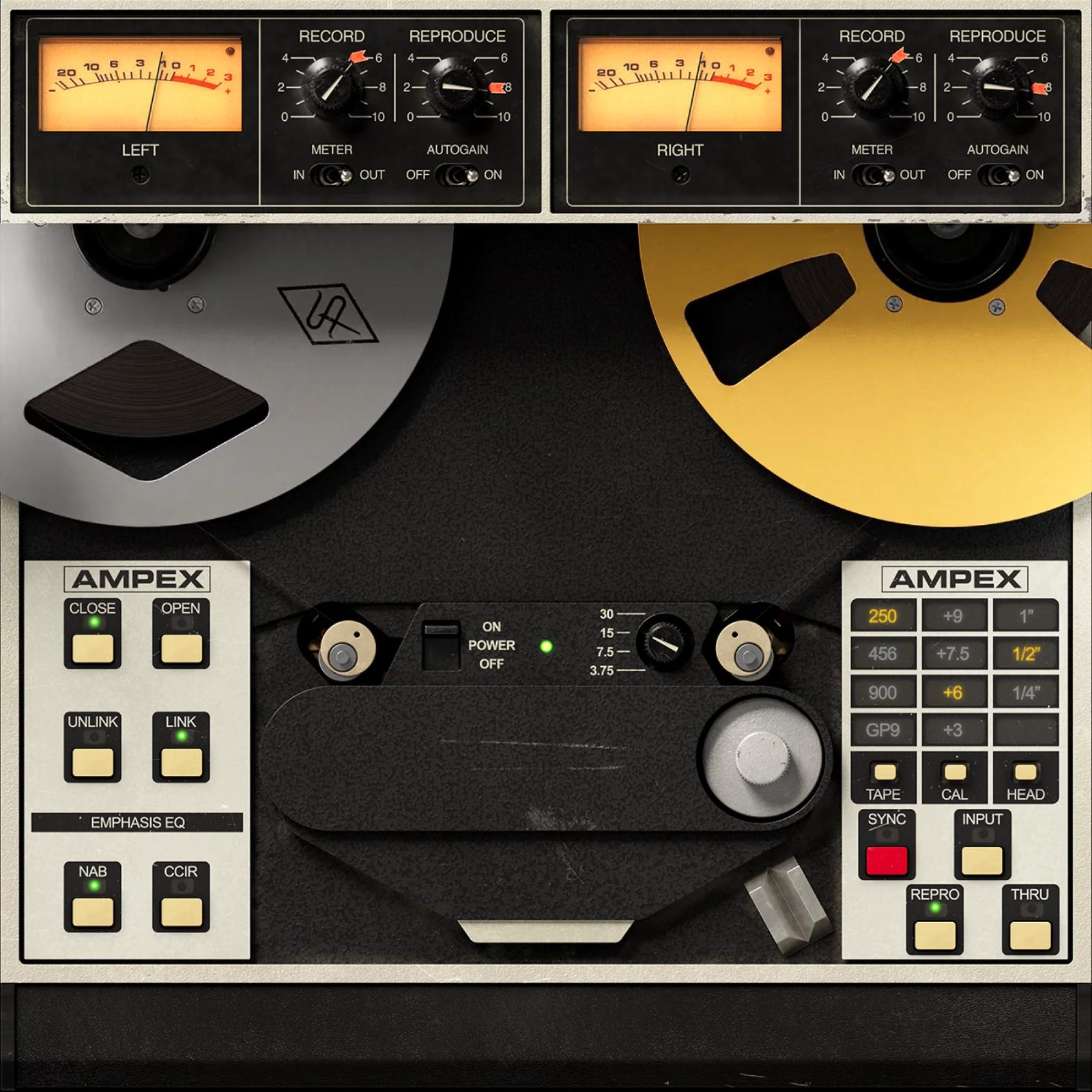 UNIVERSAL AUDIO UAD Ampex ATR-102 Mastering Tape Recorder