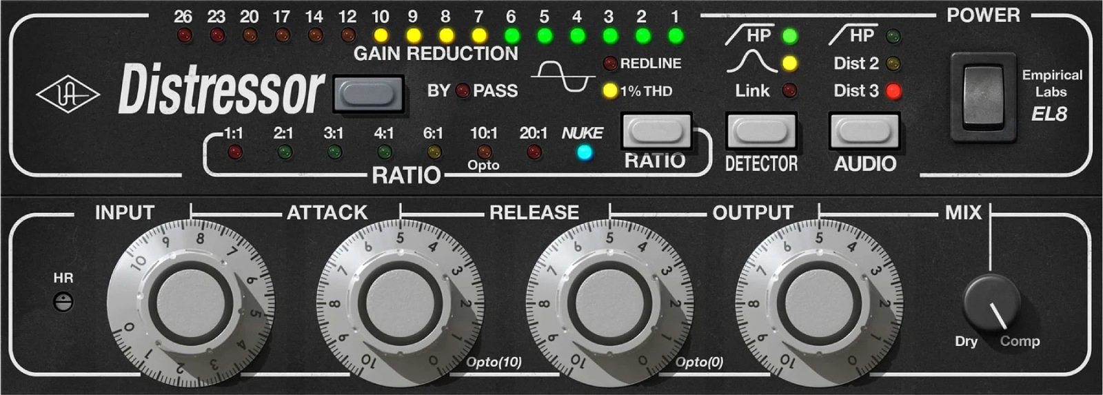 UNIVERSAL AUDIO UAD Empirical Labs EL8 Distressor Comp