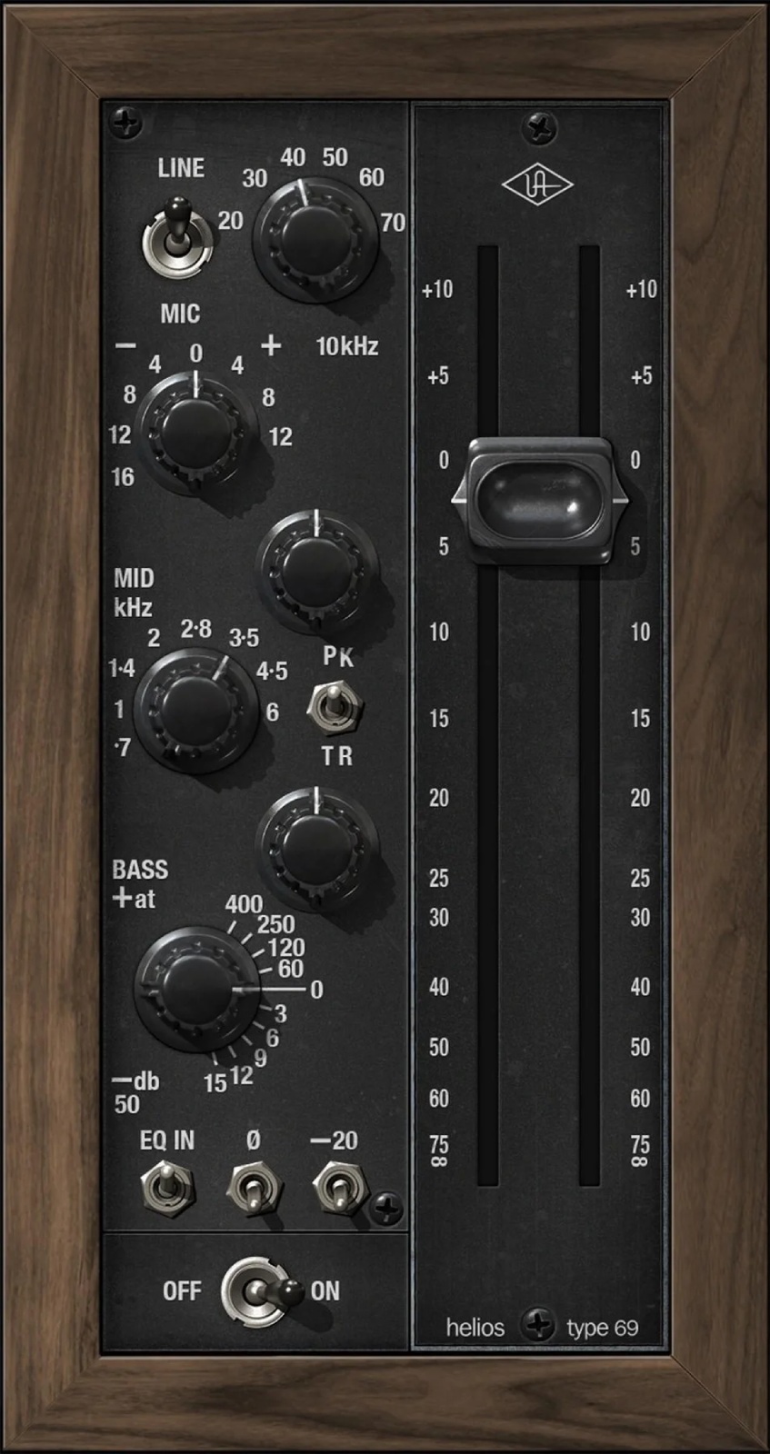 UNIVERSAL AUDIO UAD Helios Type 69 Preamp and EQ Collect