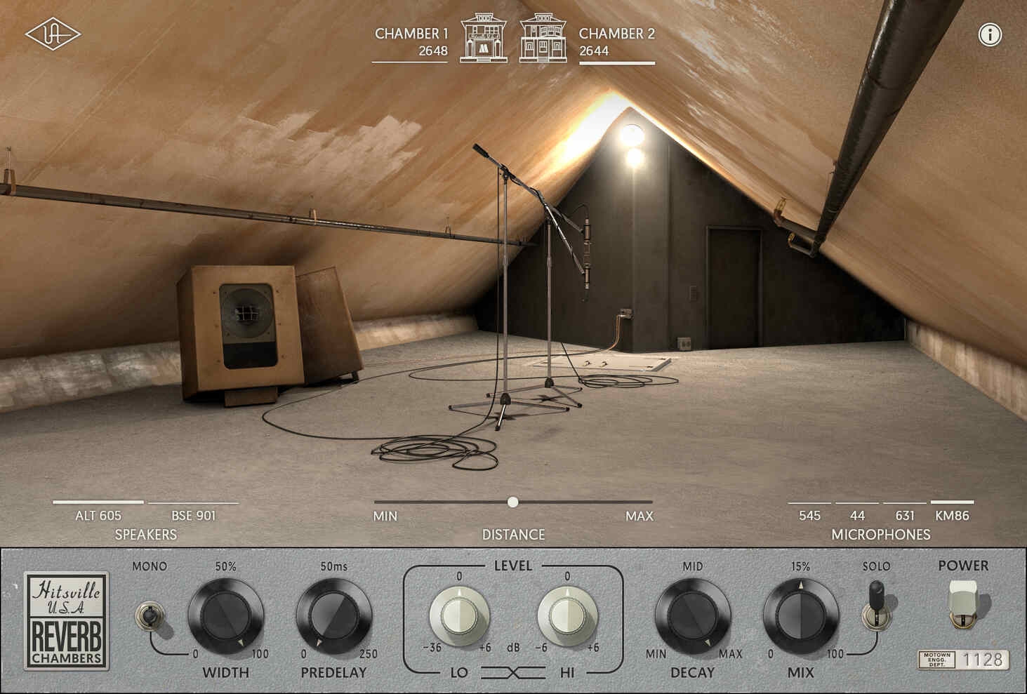 UNIVERSAL AUDIO UAD Hitsville Reverb Chambers