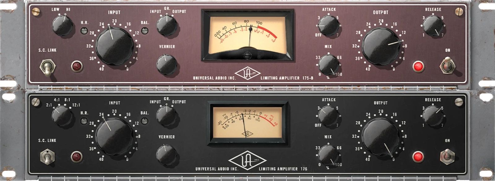 UNIVERSAL AUDIO UAD 175B & 176 Tube Compressor Collection