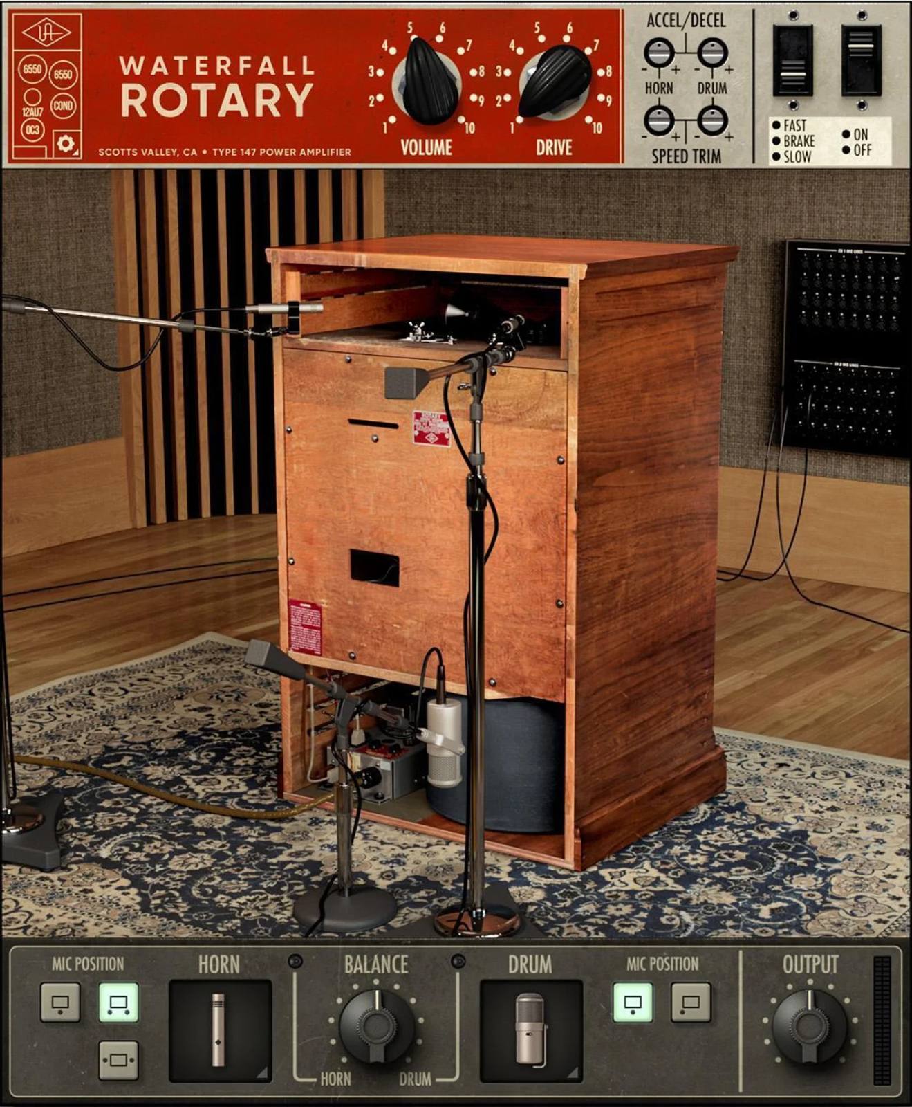 UNIVERSAL AUDIO UAD Waterfall Rotary Speaker