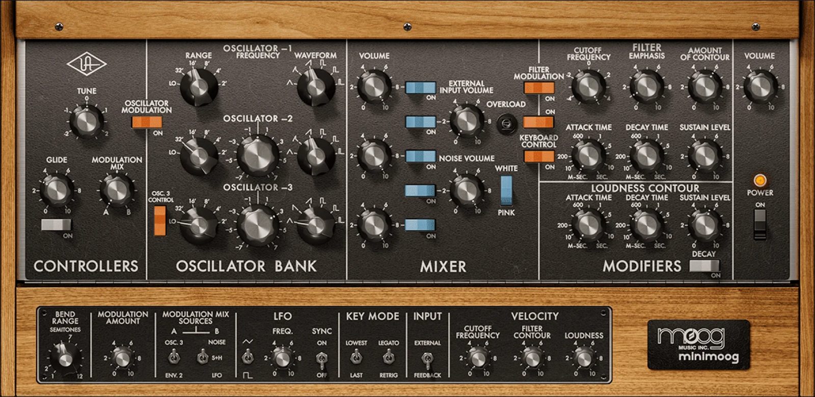UNIVERSAL AUDIO UAD Moog Minimoog