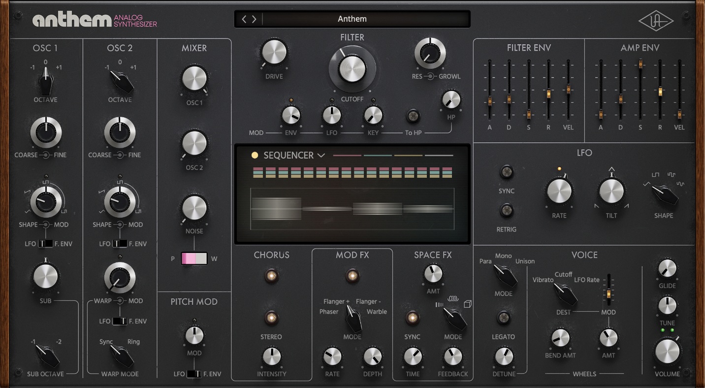 UNIVERSAL AUDIO UAD Anthem