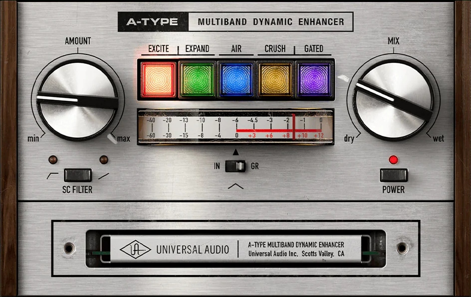 UNIVERSAL AUDIO UAD A-Type Multiband Dynamic Enhancer