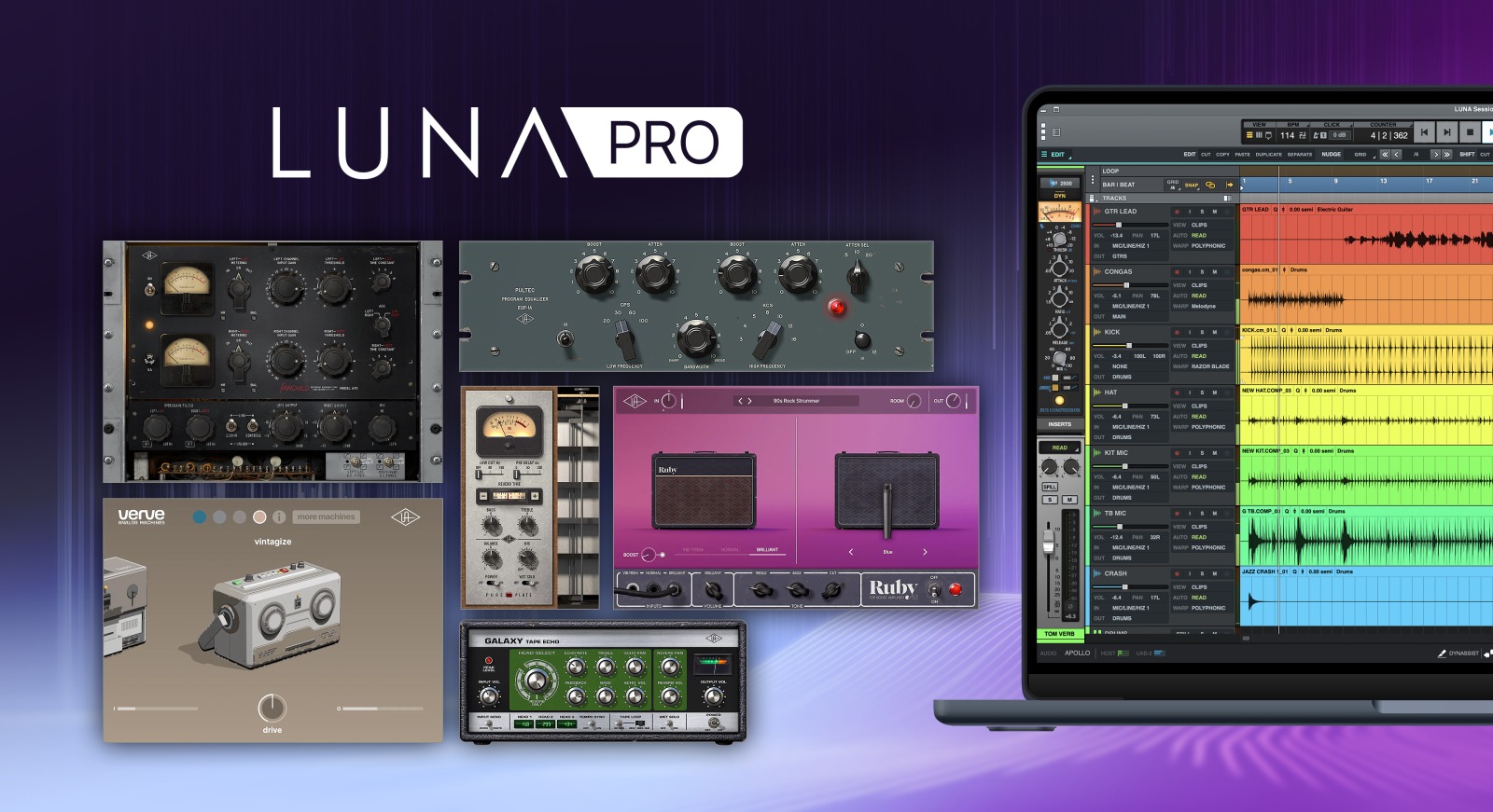 UNIVERSAL AUDIO UAD Luna Pro Bundle 2