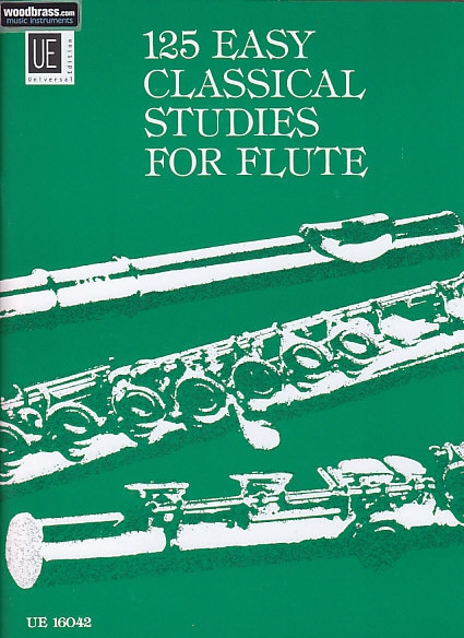 UNIVERSAL EDITION VESTER FRANS - 125 ETUDES CLASSIQUES FACILES - FLUTE