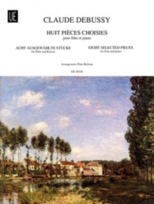 UNIVERSAL EDITION Debussy C. - 8 Selected Pieces - Flûte et Piano