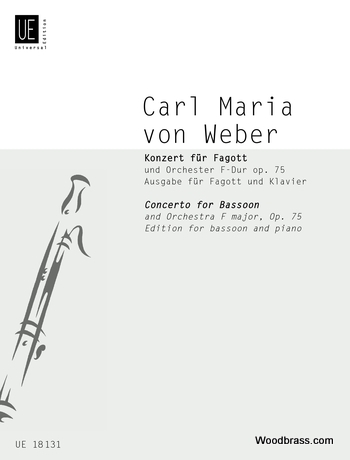 UNIVERSAL EDITION WEBER C.M. (VON) - CONCERTO IN F MAJOR - BASSON ET PIANO