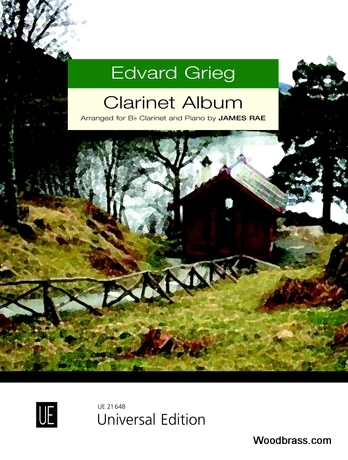 UNIVERSAL EDITION GRIEG E. - CLARINET ALBUM
