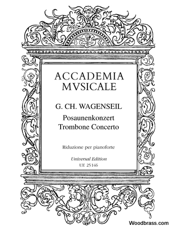 UNIVERSAL EDITION WAGENSEIL G.C. - CONCERTO - TROMBONE ET PIANO