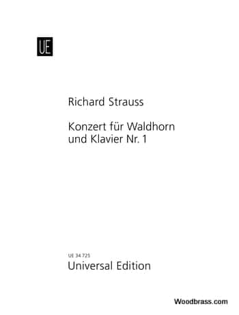 UNIVERSAL EDITION STRAUSS R. - HORN CONCERTO N°1 IN E-FLAT MAJOR OP. 11