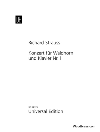 UNIVERSAL EDITION STRAUSS R. - HORN CONCERTO N°1 IN E-FLAT MAJOR OP. 11