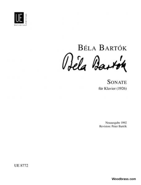 UNIVERSAL EDITION Bartok Bela - Sonate Pour Piano