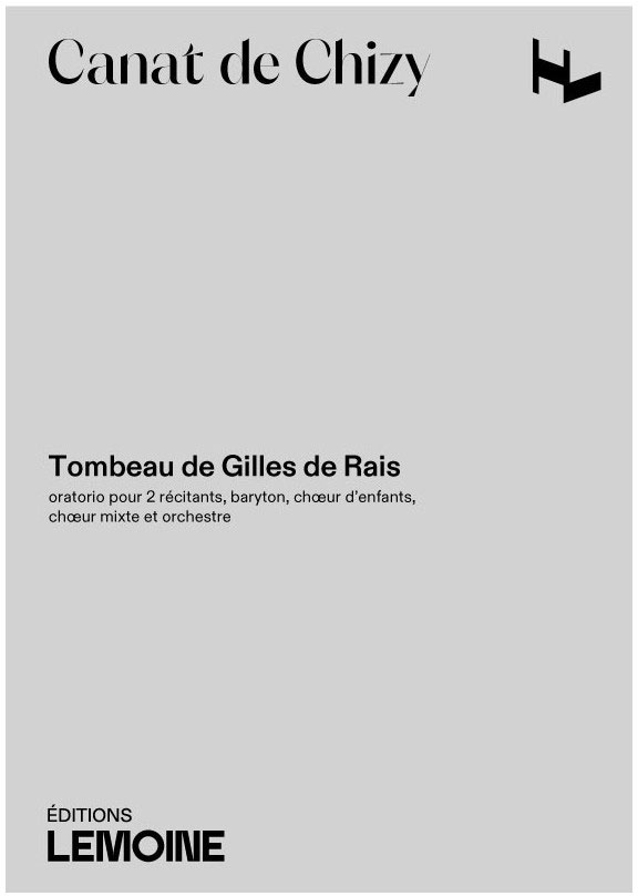 JOBERT Canhizy - Tombeau De Gilles De Rais - 2 Récits, Baryton, Choeur Et Orchestre