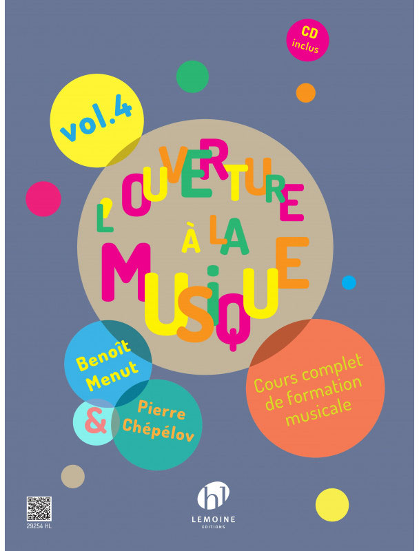 LEMOINE CHEPELOV P. / MENUT B. - OUVERTURE A LA MUSIQUE VOL.4 + CD 
