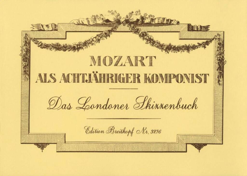 EDITION BREITKOPF Mozart Wolfgang Amadeus - Als Achtjahriger Komponist - Piano
