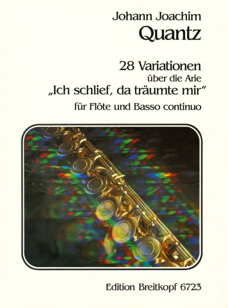 EDITION BREITKOPF Quz Johann Joachim - Achtundzwanzig Variationen - Flute, Basso Continuo