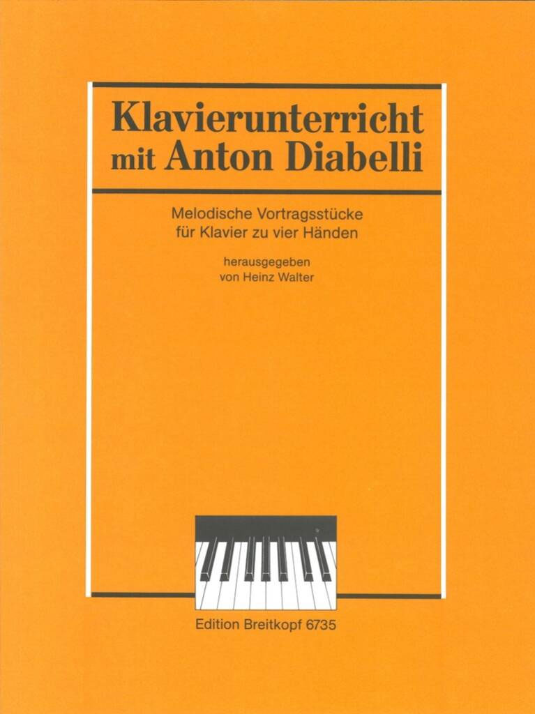 EDITION BREITKOPF Diabelli Anton - Acht Melodische Vortragsstucke - Piano