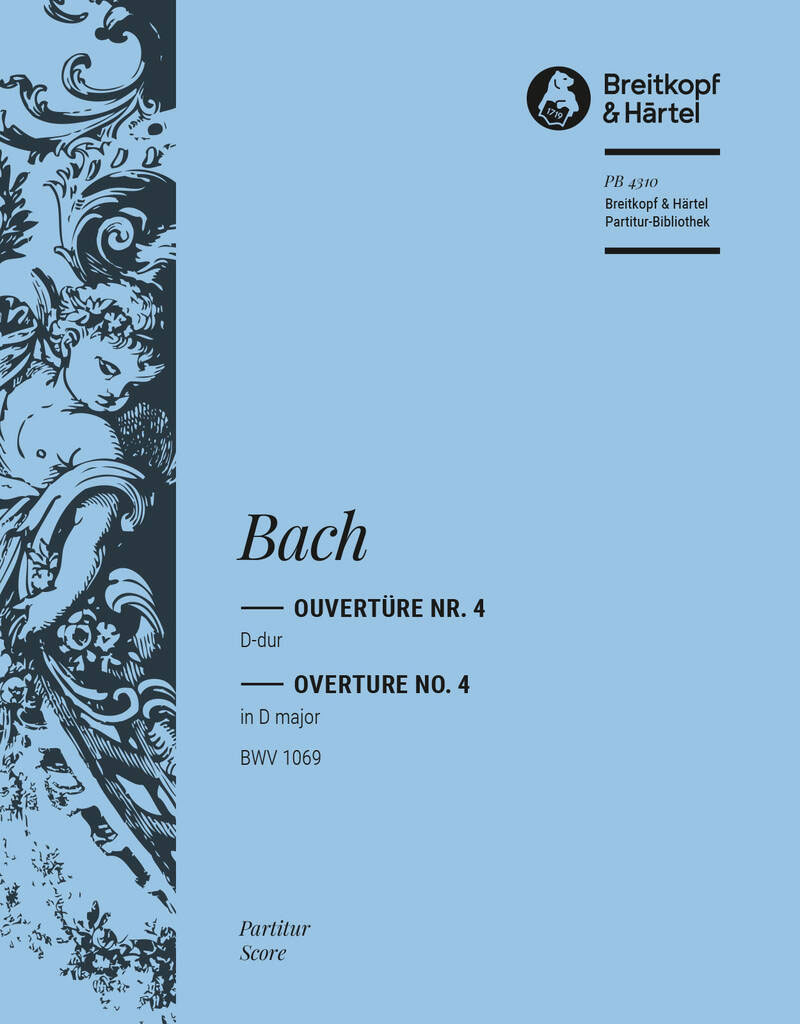 EDITION BREITKOPF Bach Johann Sebastian - Ouverture (suite) 4 D BWV 1069 - Orchestra