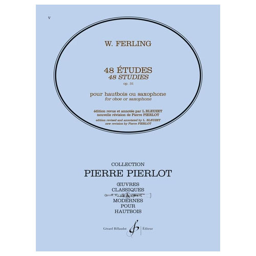 BILLAUDOT Ferling W. - 48 Etudes Op.31 - Hautbois