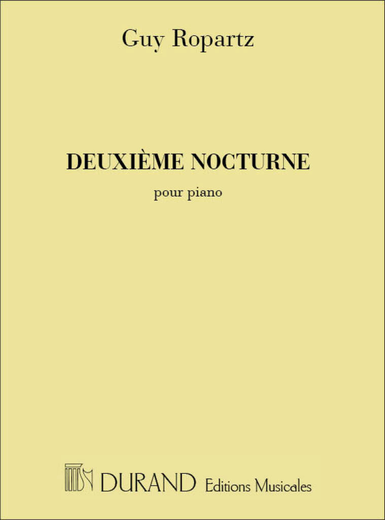 DURAND Ropartz - Nocturne N 2 - Piano