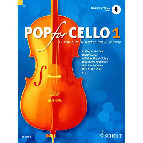 SCHOTT POP FOR CELLO VOL.1 + AUDIO