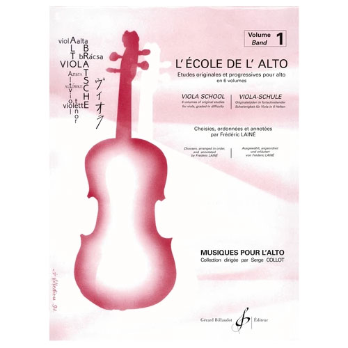 BILLAUDOT LAINE FREDERIC - L'ECOLE DE L'ALTO VOL.1