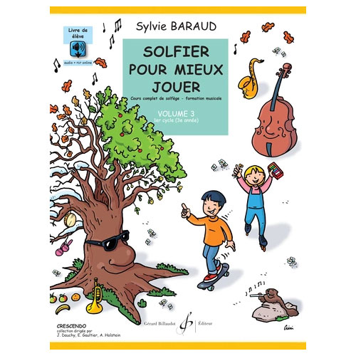 BILLAUDOT BARAUD SYLVIE - SOLFIER POUR MIEUX JOUER VOL.3