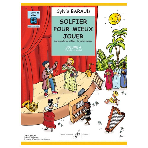 BILLAUDOT BARAUD SYLVIE - SOLFIER POUR MIEUX JOUER VOL.4