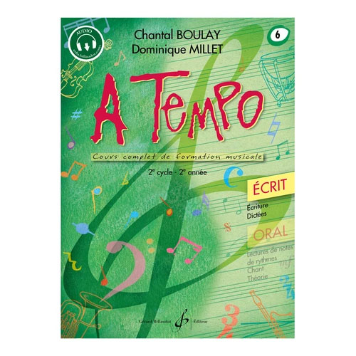 BILLAUDOT BOULAY/MILLET - A TEMPO VOL.6 ECRIT