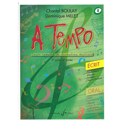 BILLAUDOT BOULAY CH. - A TEMPO VOL. 8 SERIE ECRIT 