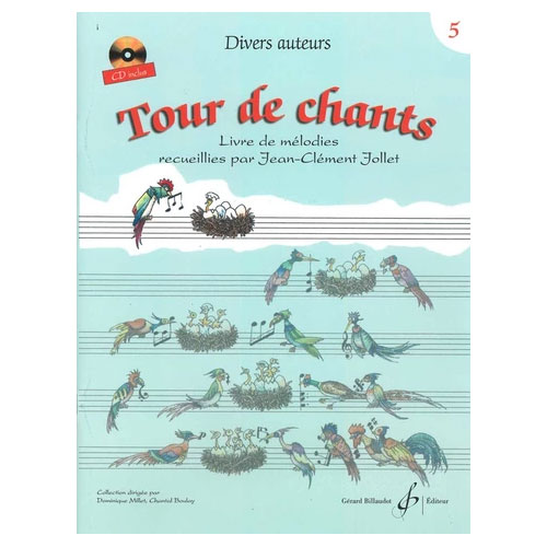BILLAUDOT TOUR DE CHANTS VOLUME 5 - LECTURE CHANTEE