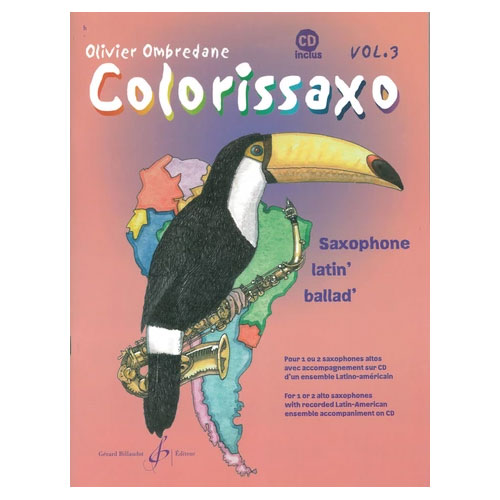 BILLAUDOT Ombredane O. - Colorissaxo Vol.3 - Saxophone