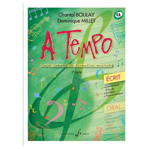 BILLAUDOT BOULAY CH./MILLET D. - A TEMPO VOL.9A SERIE ECRIT 