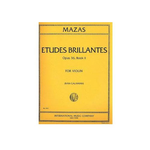 IMC Mazas Jacques Fereol - Etudes Brillantes Op.36 Vol.2 (galamian)