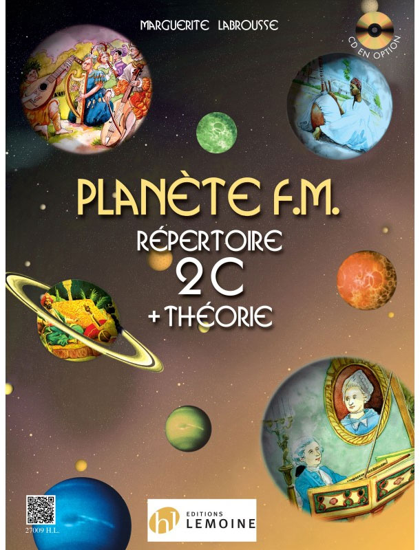 LEMOINE LABROUSSE MARGUERITE - PLANETE F.M. VOL.2C - REPERTOIRE ET THEORIE