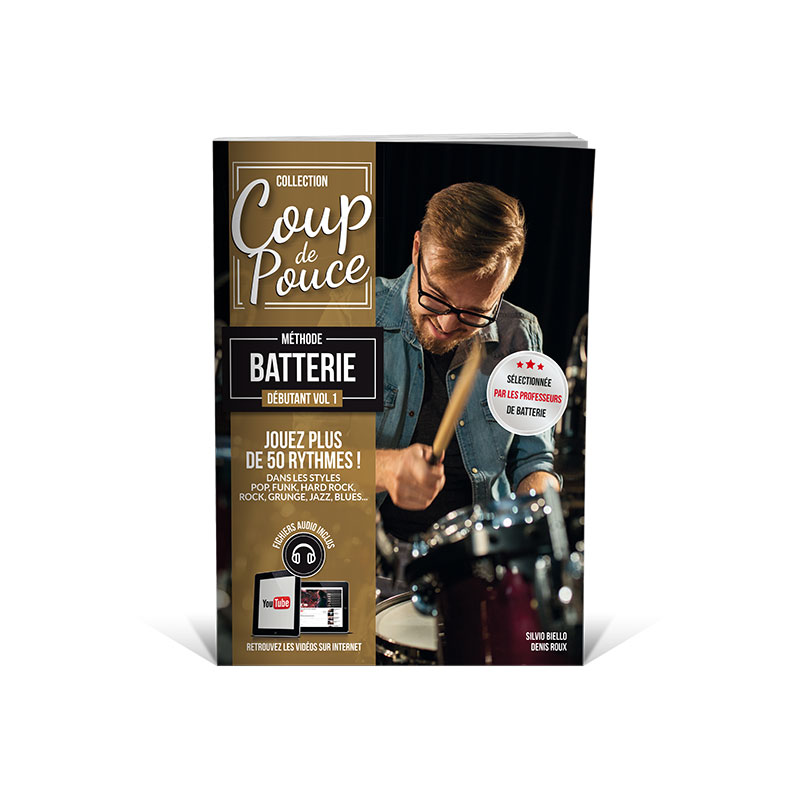 COUP DE POUCE ROUX & BIELLO - COUP DE POUCE DEBUTANT BATTERIE VOL.1 + DVD 