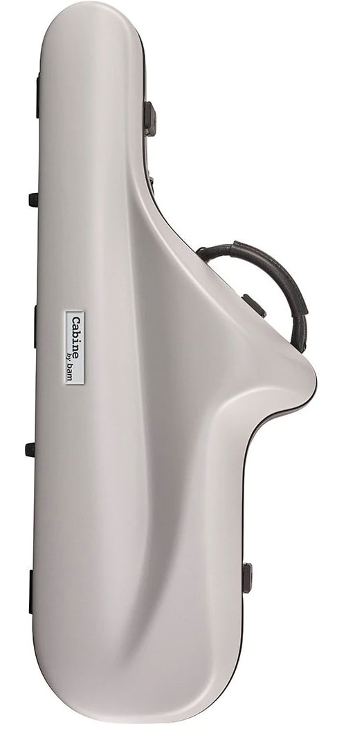 BAM CABINE TENOR SAXOPHONE CASE - METALLIC SILVER