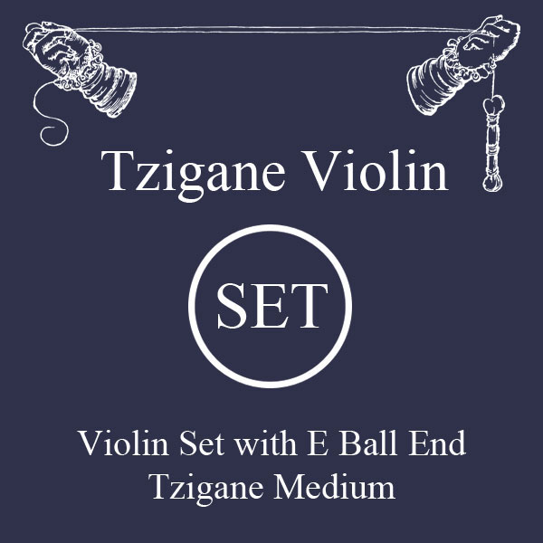 LARSEN STRINGS Tzigane 4/4 Jeu - Mi Acier Medium