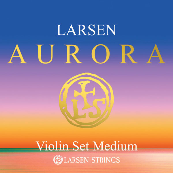 LARSEN STRINGS AURORA CUERDAS VIOLN SET 4/4 WITH ALUMINIUM D MEDIUM