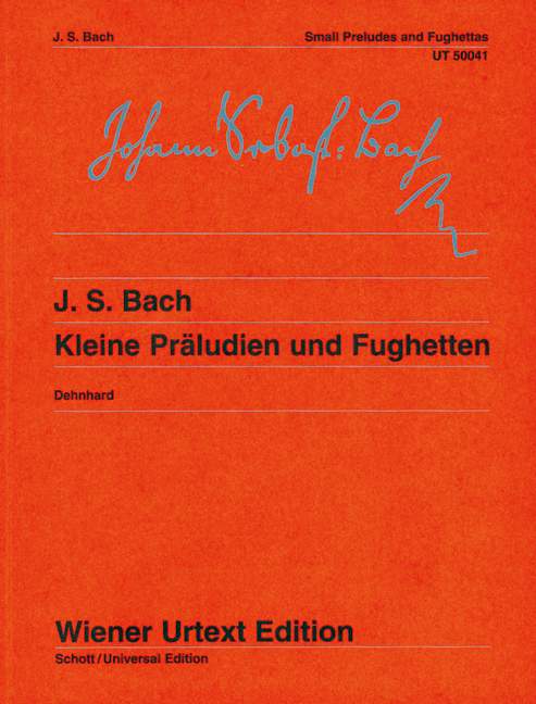 WIENER URTEXT EDITION BACH J.S. - PETITS PRELUDES ET FUGUES