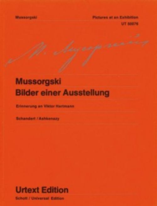 WIENER URTEXT EDITION MOUSSORGSKI M. - BILDER EINER AUSSTELLUNG - PIANO