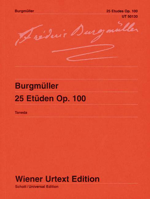 WIENER URTEXT EDITION Burgmuller F. - 25 Etuden Op. 100 - Piano