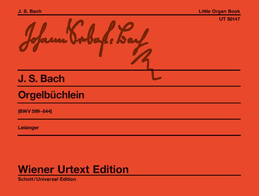 WIENER URTEXT EDITION Bach J.S. - Petit Livre D'orgue BWV 599-644